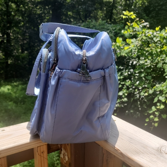 Lug Quilted Puddle Jumper Duffel Bag in Blue - Picture 4 of 10